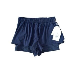 Blogilates Ruffle Shorts Womens Medium Jet Black